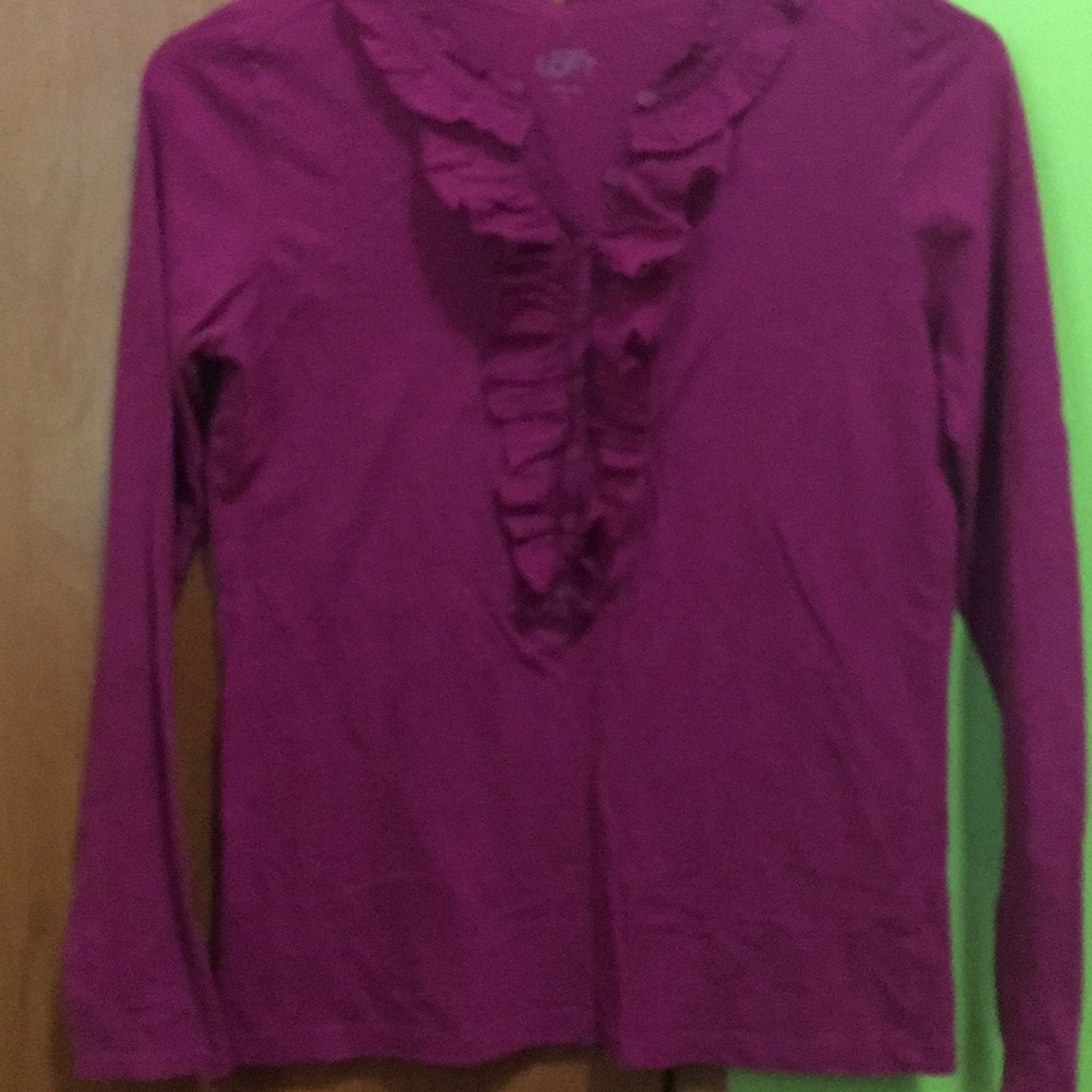 Purple long sleeve tshirt